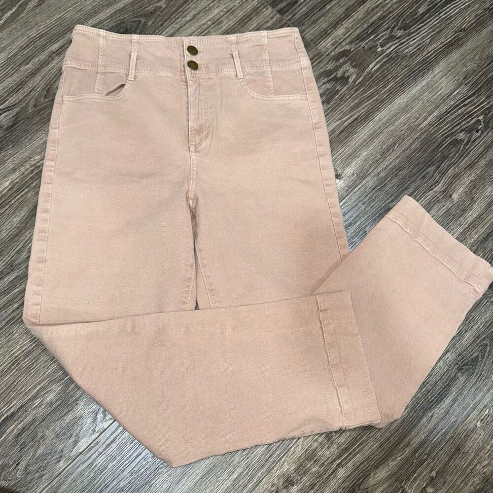 Ann Taylor Size 6 Light Brown Denim Straight Leg Pants